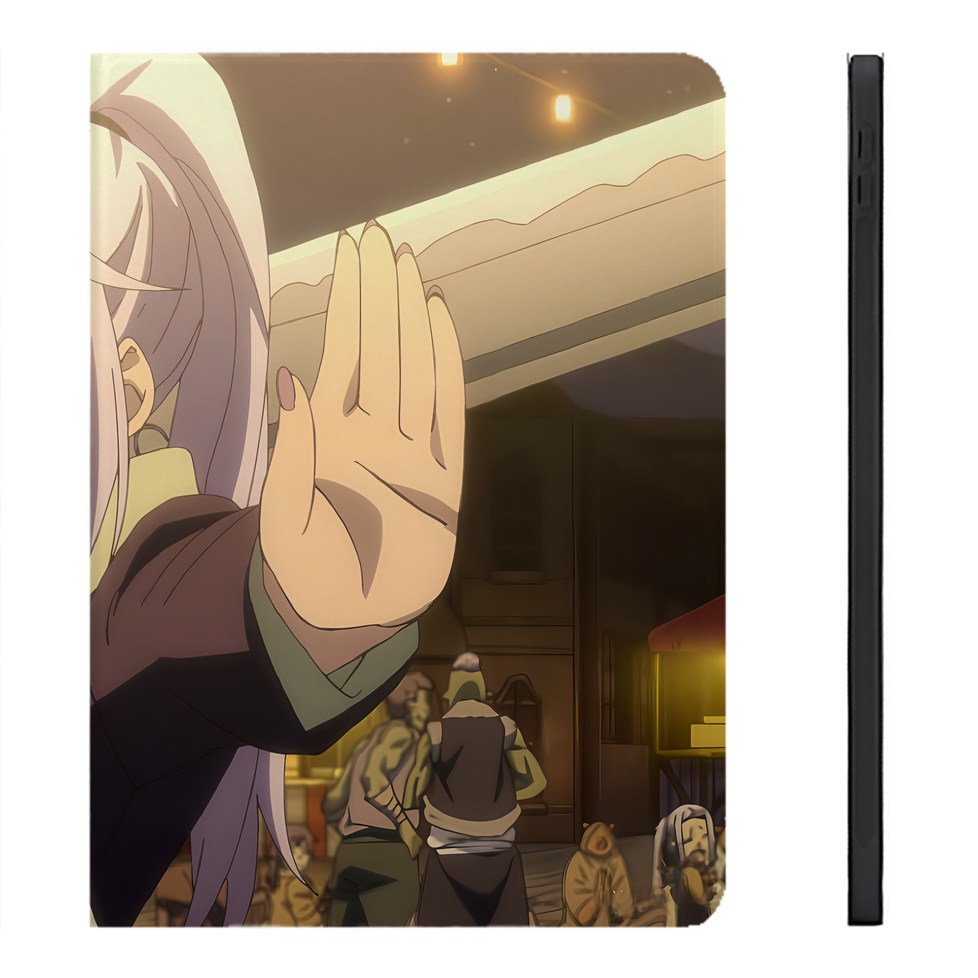 （画像用） 転スラ Regarding Reincarnated to Slime IPadケース ペンホルダー付き ブックスタイルデザイン